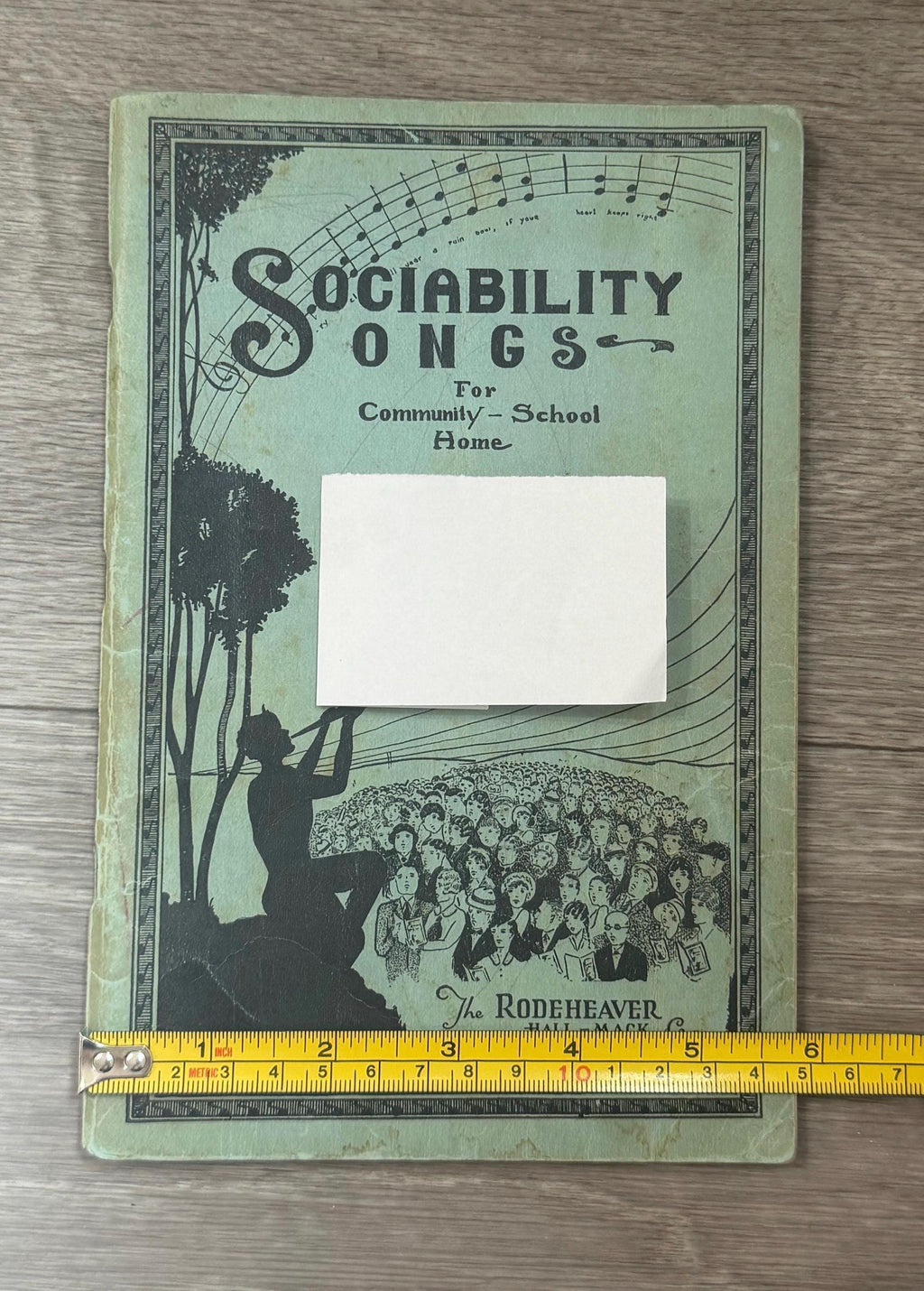 1948 Sociability Songs Songbook  Community Singing Music Ephemera