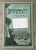 1948 Sociability Songs Songbook  Community Singing Music Ephemera