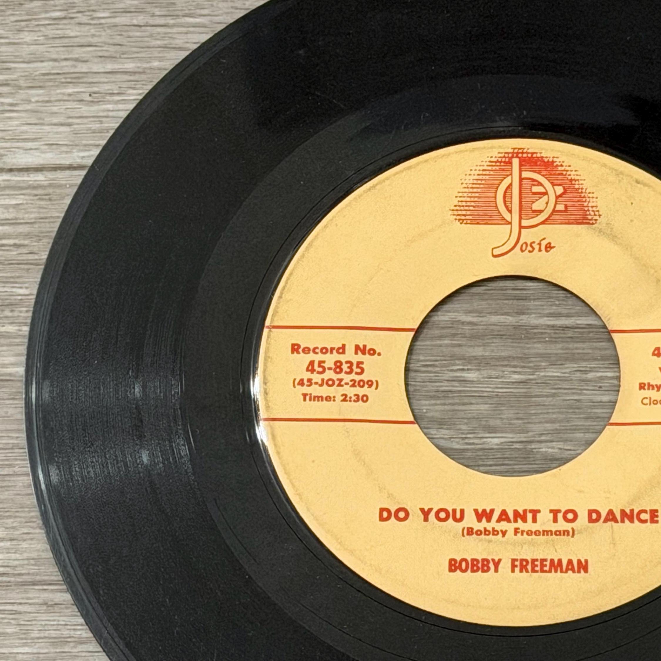 Bobby Freeman Do You Want to Dance 45 Vinyl Single Josie Records R&B Rock Roll