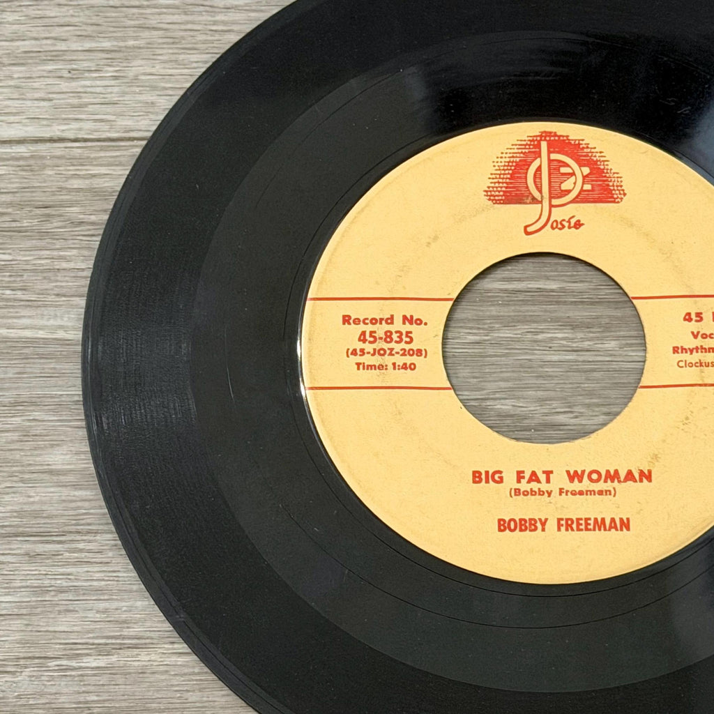 Bobby Freeman Do You Want to Dance 45 Vinyl Single Josie Records R&B Rock Roll