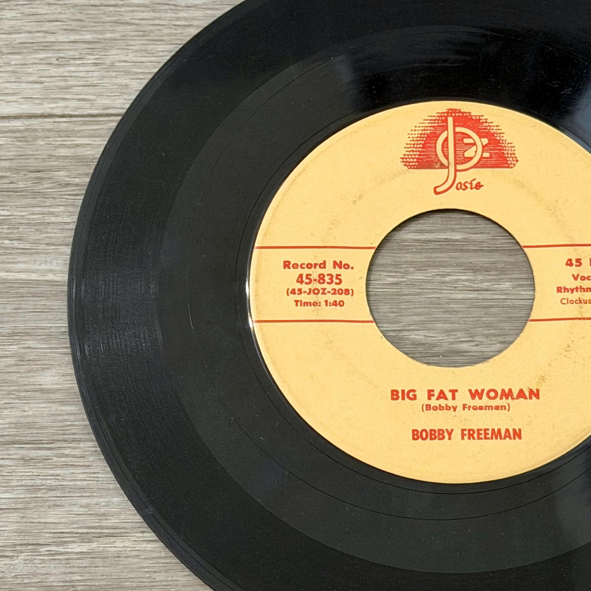 Bobby Freeman Do You Want to Dance 45 Vinyl Single Josie Records R&B Rock Roll
