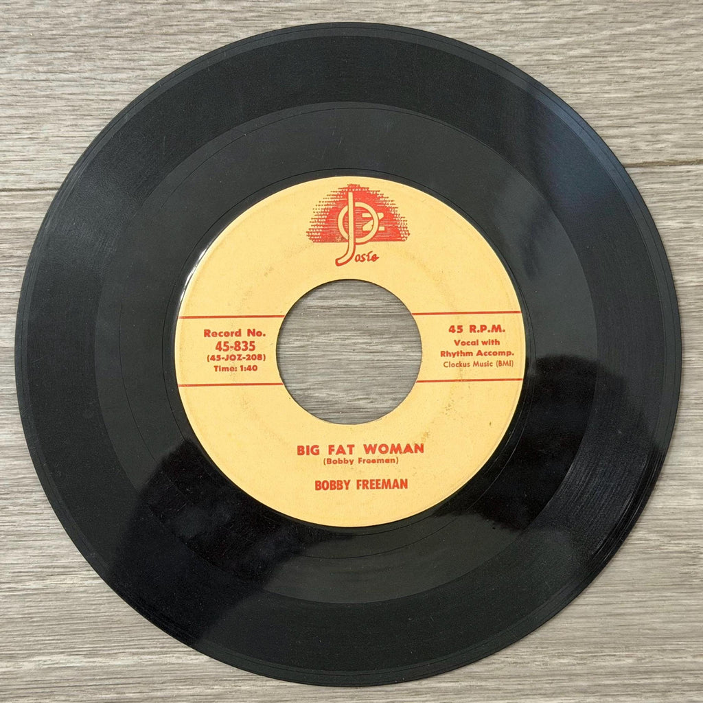 Bobby Freeman Do You Want to Dance 45 Vinyl Single Josie Records R&B Rock Roll