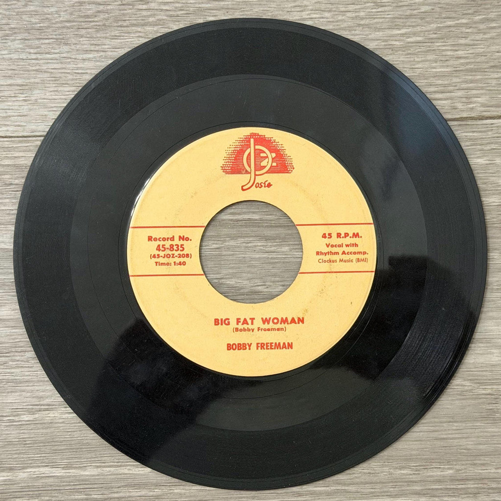 Bobby Freeman Do You Want to Dance 45 Vinyl Single Josie Records R&B Rock Roll