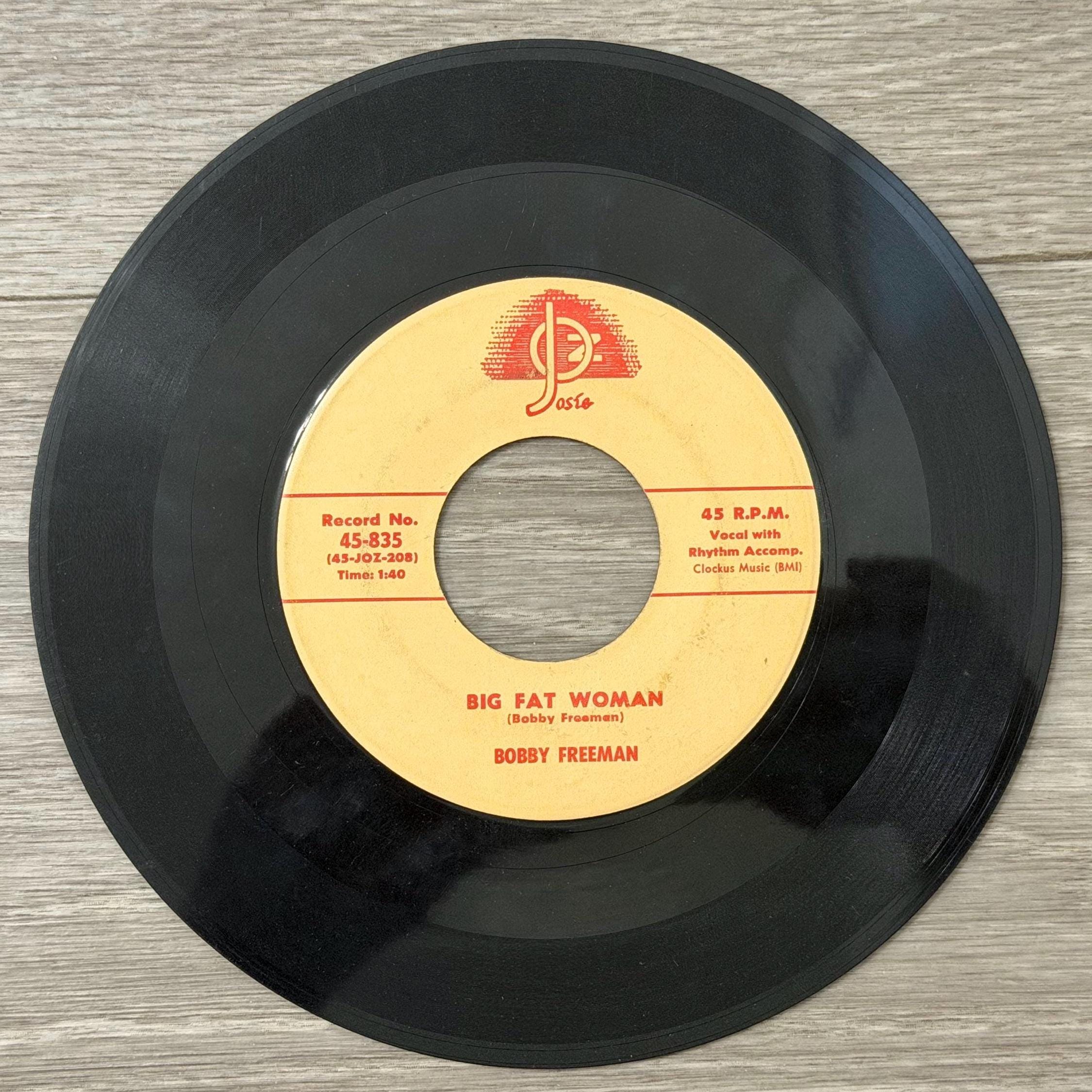 Bobby Freeman Do You Want to Dance 45 Vinyl Single Josie Records R&B Rock Roll