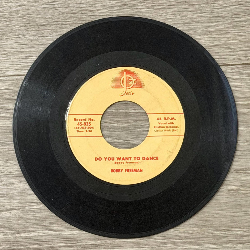 Bobby Freeman Do You Want to Dance 45 Vinyl Single Josie Records R&B Rock Roll