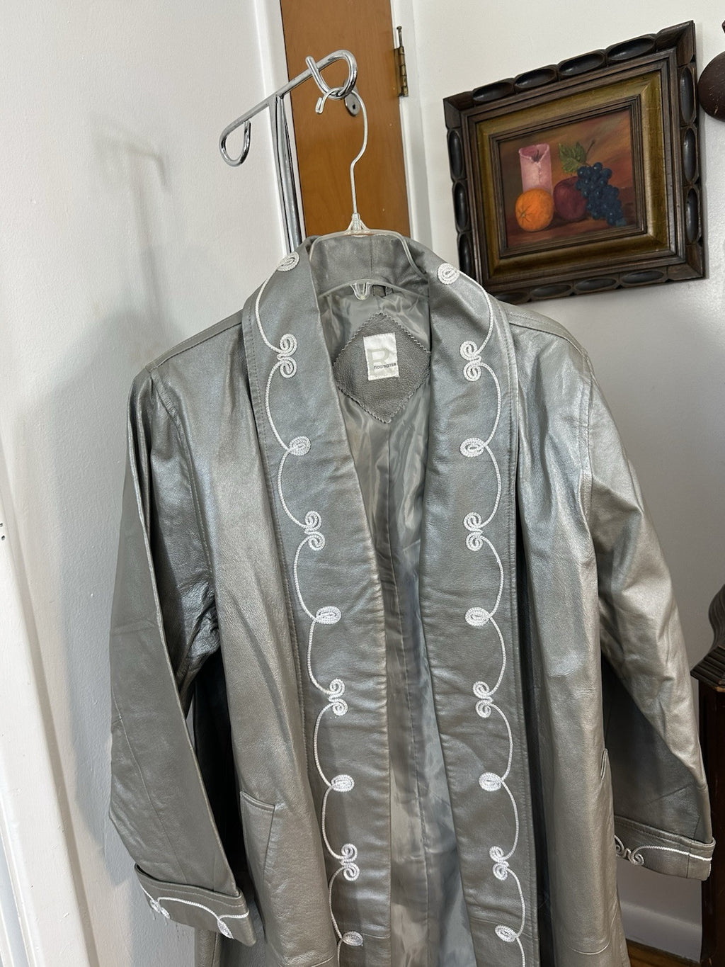 Vintage ROAMAN'S Women's Coat 100% Leather Coat