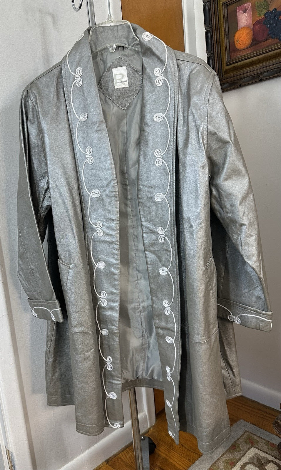Vintage ROAMAN'S Women's Coat 100% Leather Coat