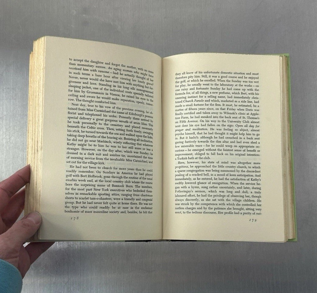 The Judas Tree by A.J. Cronin 1961 Vintage Hardcover  green book no dust jacket