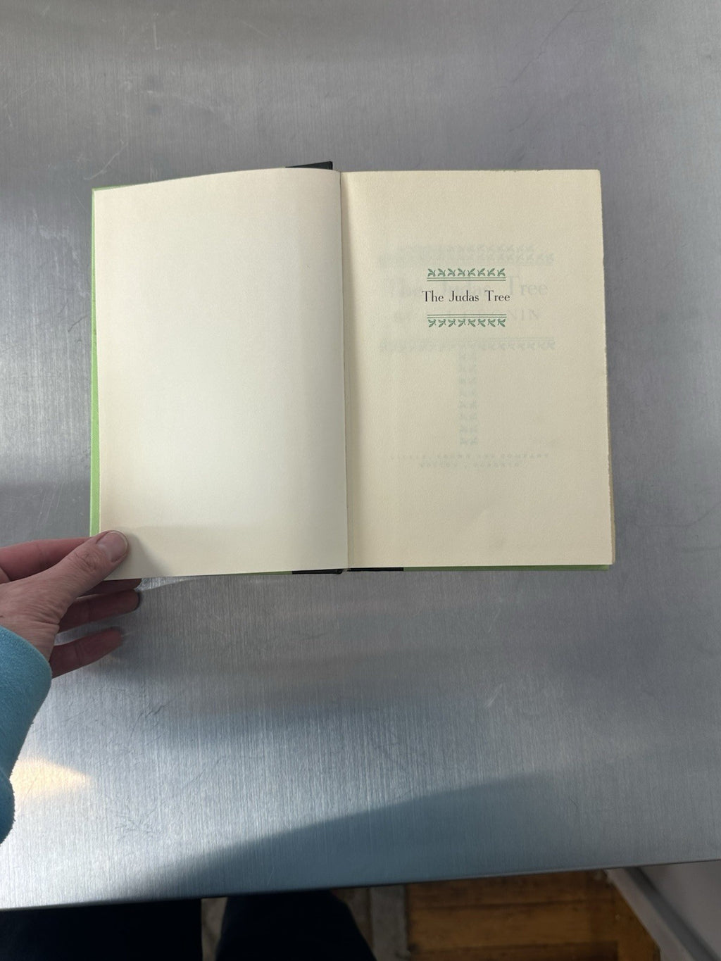 The Judas Tree by A.J. Cronin 1961 Vintage Hardcover  green book no dust jacket