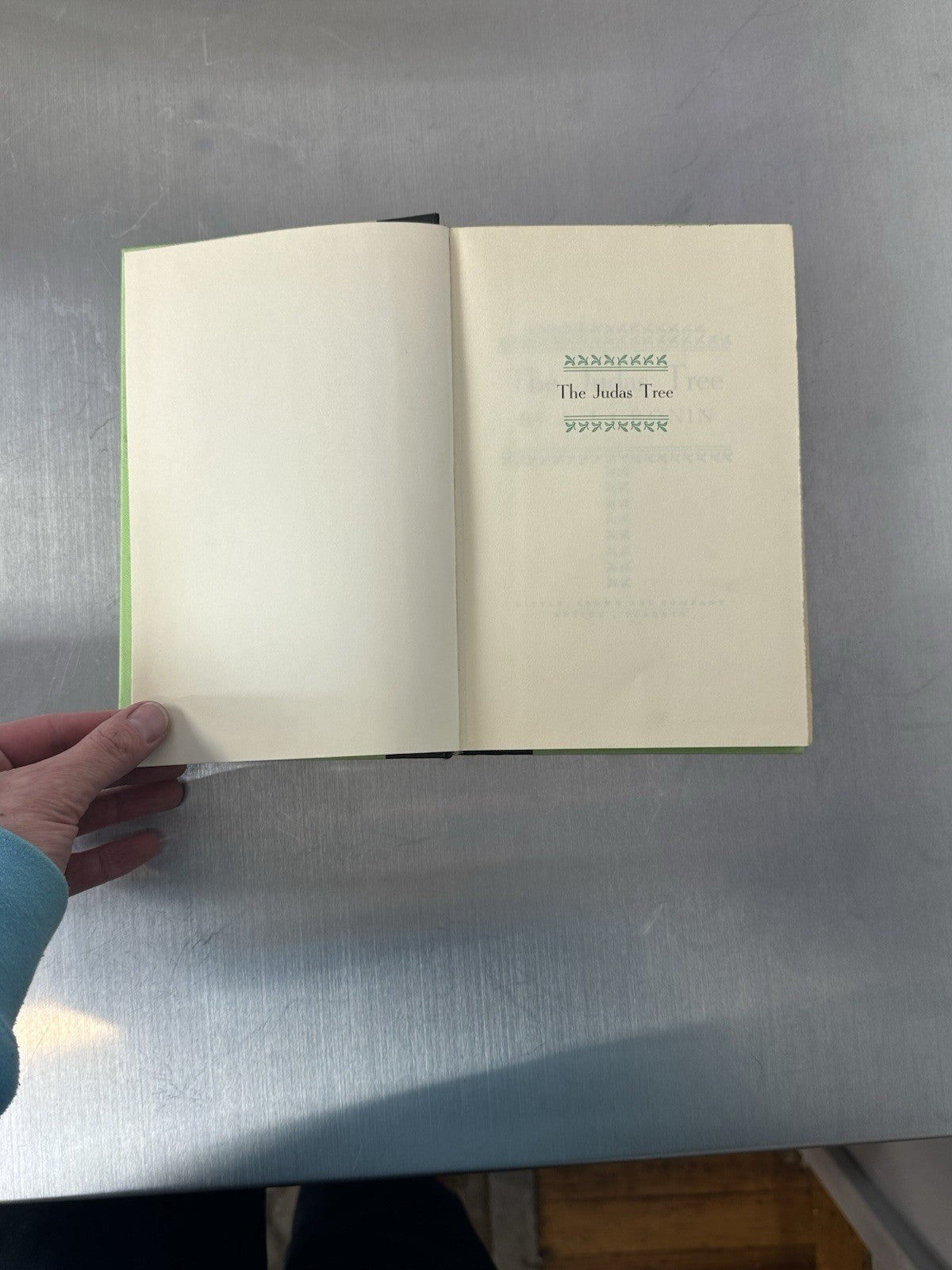 The Judas Tree by A.J. Cronin 1961 Vintage Hardcover  green book no dust jacket