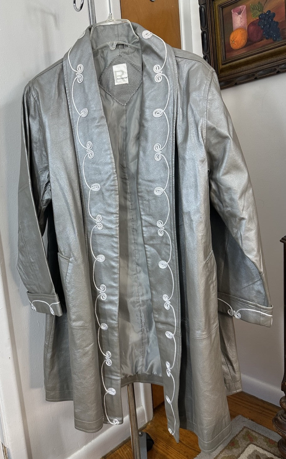 Vintage ROAMAN'S Women's Coat 100% Leather Coat