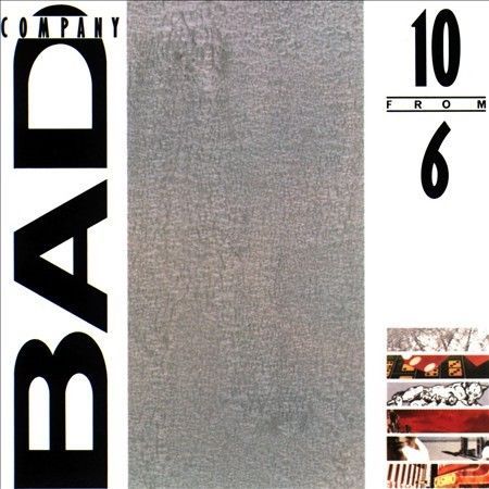 10 from 6 by Bad Company CD 1985 Atlantic Label A2 81625 Cracked Case