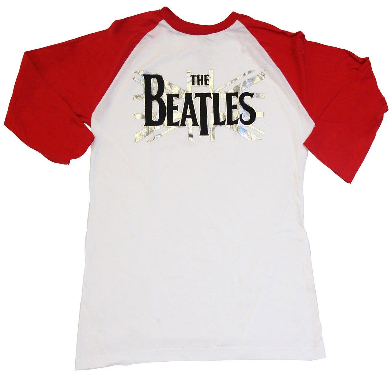 Beatles Union Jack Raglan Tee